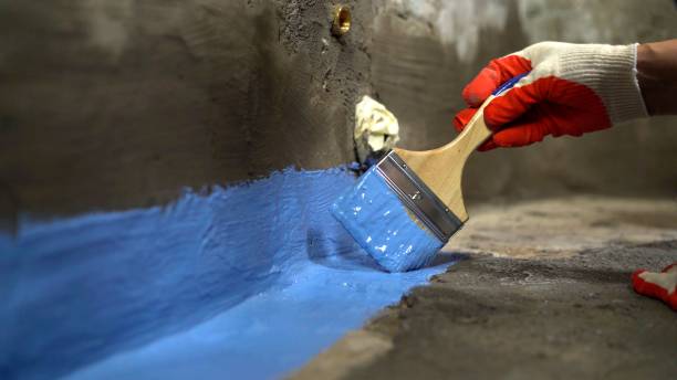 Crawl space vapor barrier installation in Portage, IN